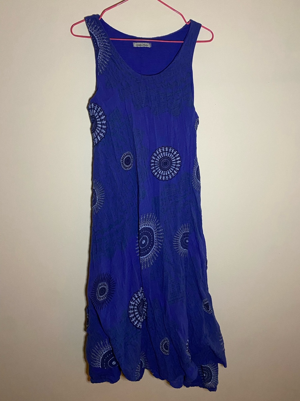 Bohemian Flowy Cottagecore Angela Mara Dress